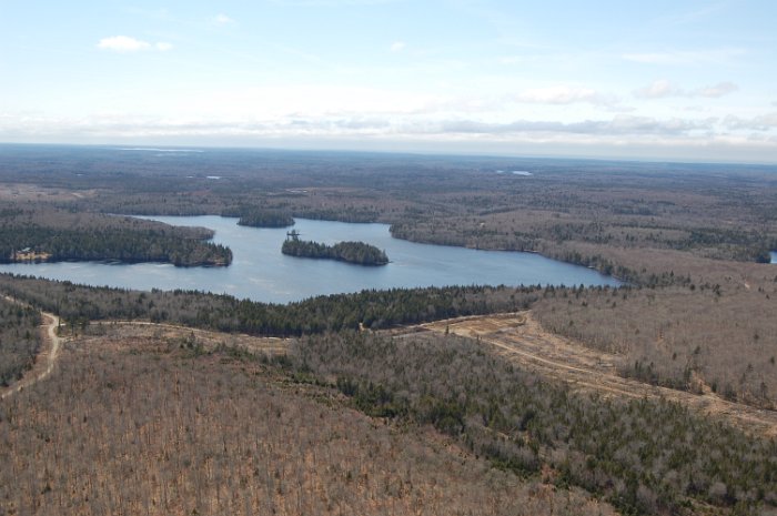 Immobilien Kanada Four Island Lake Flug April 2013 (2)